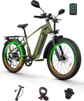 2500W Peak All-Terrain Adult Electric Mountain Bike | 26" Fat Tire, 48V High-Capacity Battery, 35MPH Top Speed & Full Suspension