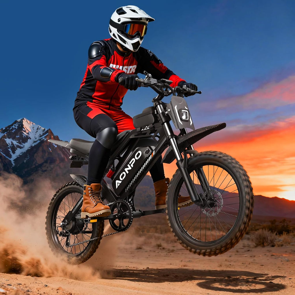 Electric Bike for Adults,Peak 2000W/3000W Ebikes for Adults,30 MPH/33 MPH Ebike,48V 18.2AH/ 52V 22.5AH