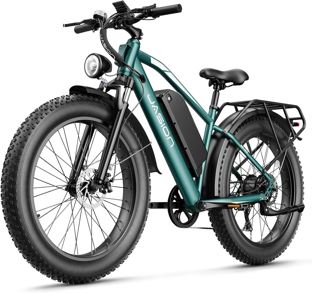 1500W Peak Electric Mountain Bike – 26" All-Terrain Fat Tire E-Bike with Cruise Control