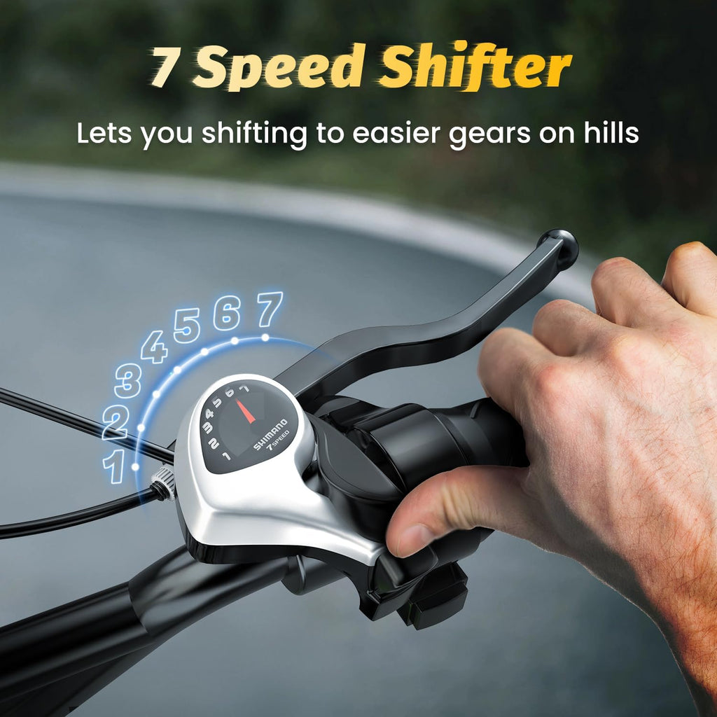 Folding Fat Tire Electric Bike | High-Capacity Removable Battery & Long-Range E-Bike