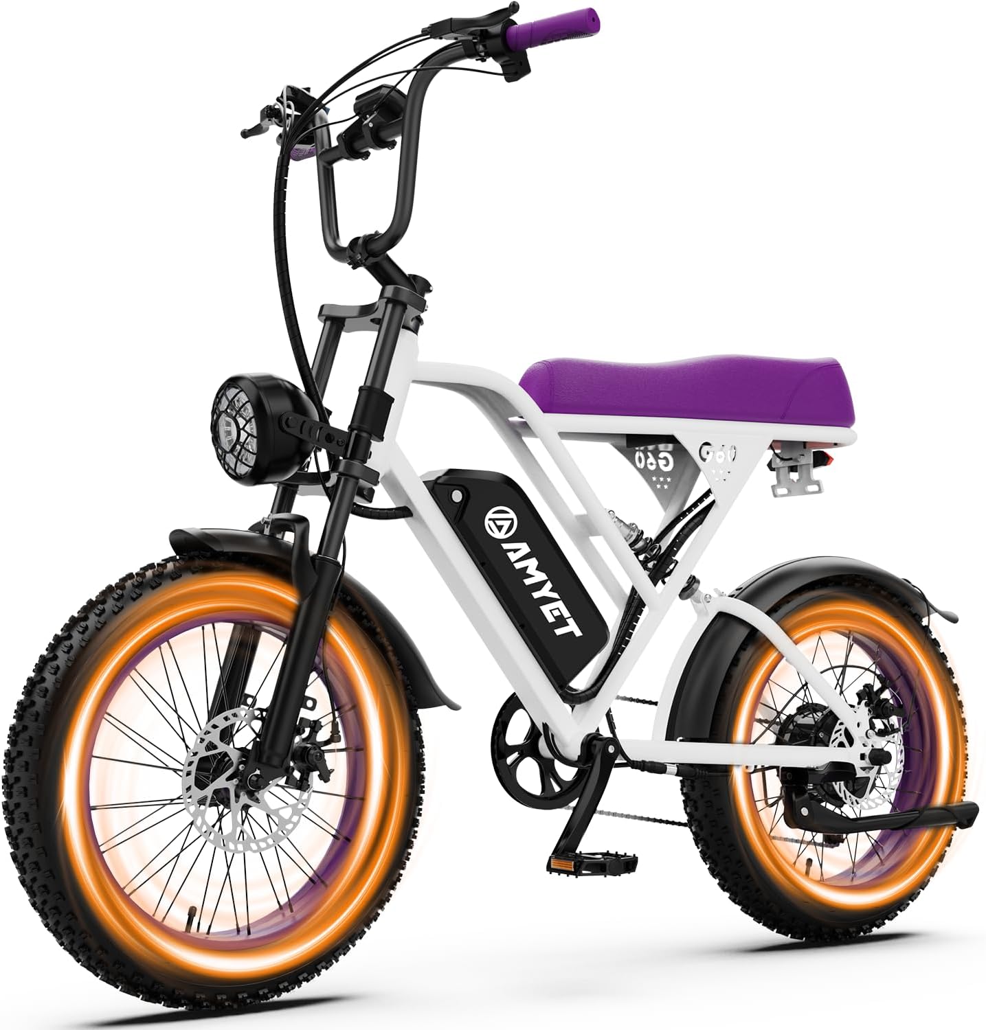 All-Terrain Adult Moped-Style Electric Bike – Peak 1500W High-Torque Motor, 20" x 4" Fat Tires, 48V 20Ah Removable Battery, Full Suspension, UL 2849 Certified