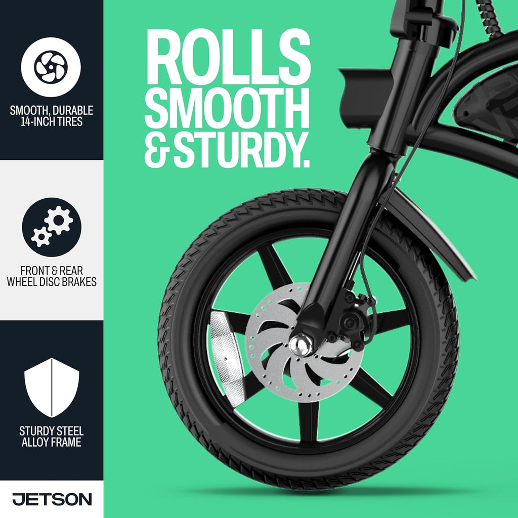 Compact Folding Electric Ride-On Bike – Twist Throttle, Cruise Control & Built-in Carry Handle