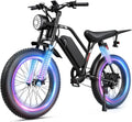 20" All-Terrain Fat Tire Electric Bike for Adults – 1000W (1500W Peak) Motor, 15Ah Removable Battery, NFC Lock E-Bike