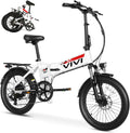 Peak 750W Foldable Fat Tire Electric Bike for Adults – 20" x 2.4" Commuter E-Bike with Removable 48V Battery & UL 2849 Certification