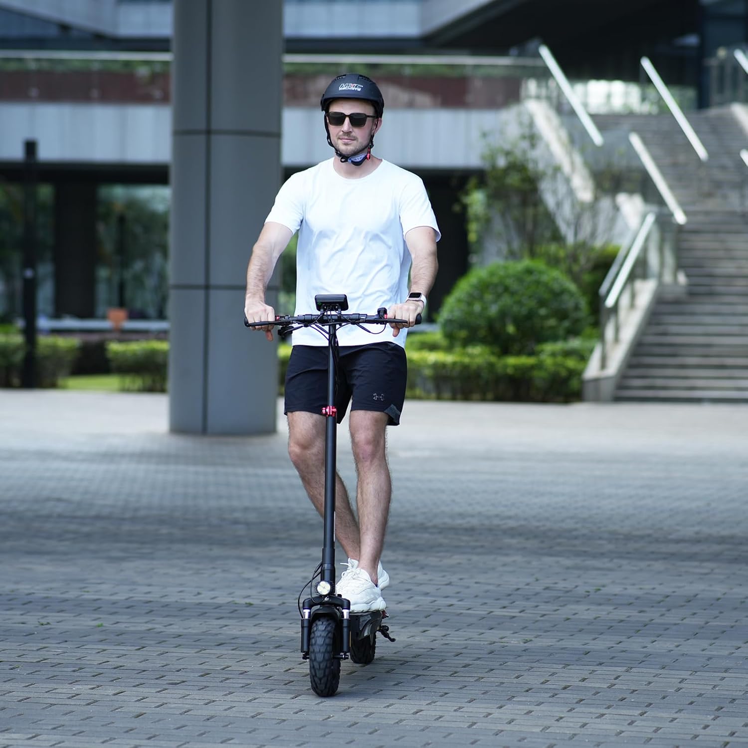 Electric Scooter, Off Road Tires, 800W Motor E-Scooter Up to 25/28 Miles Range,Top Speed 25/28 MPH, Adjustable Handlebar Height,Folding Commuting Electric Scooter for Adults