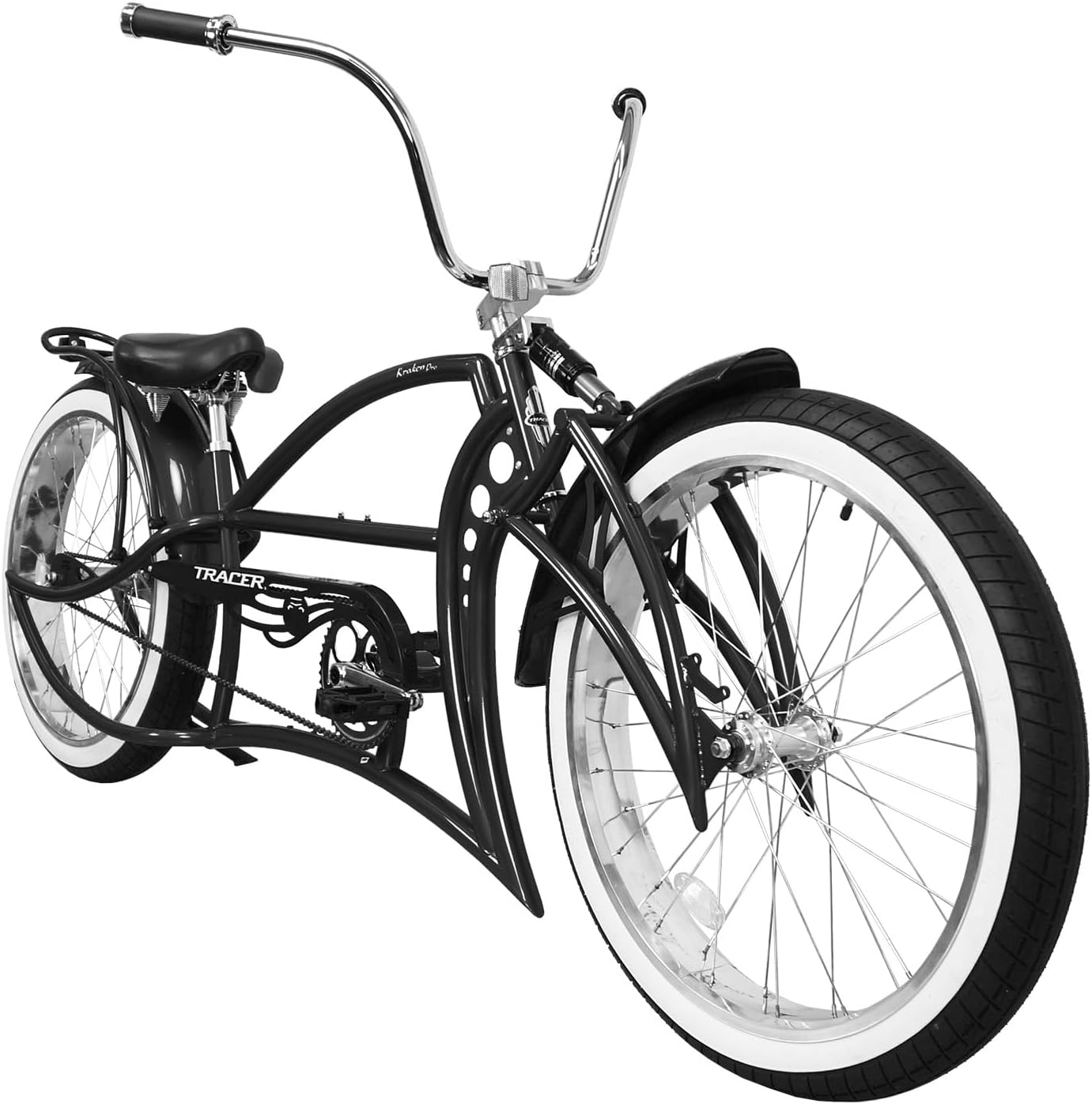 Custom Lowrider Stretch Chopper Bicycle - 26-Inch