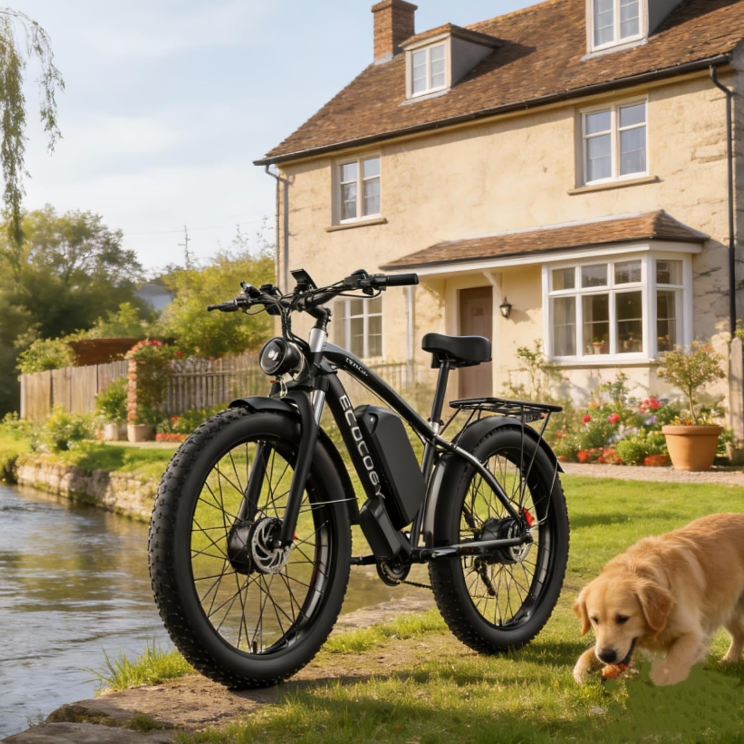 Peak 6000W Dual Motor Off-Road Electric Bike | 52V 32Ah All-Terrain Fat Tire E-Bike (45 MPH)