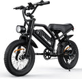 16" Fat Tire Electric Mountain Bike for Teens & Adults – 500W Peak Motor, Removable Battery, Comfort Seat E-Bike