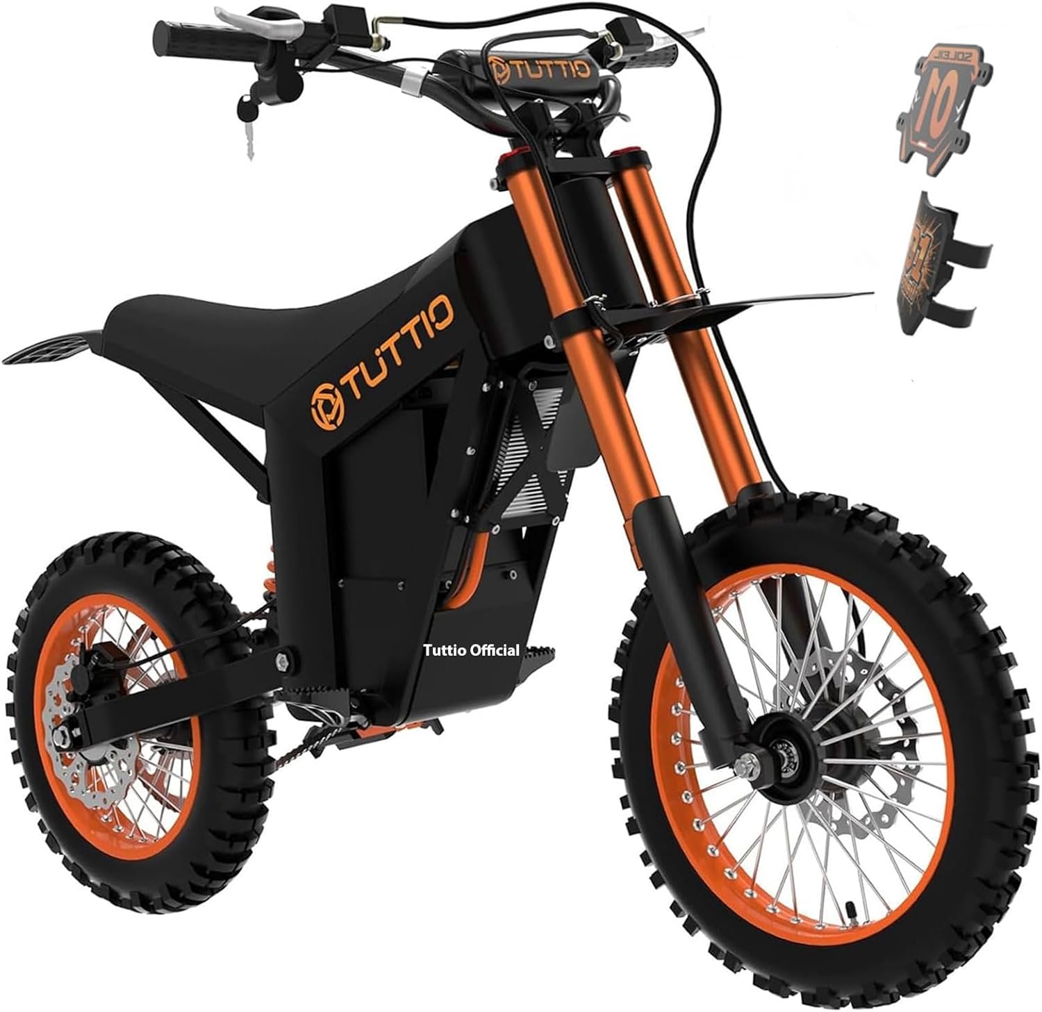 Electric Dirt Bike Adults 2000W Electric Bike 48V 21AH Removable