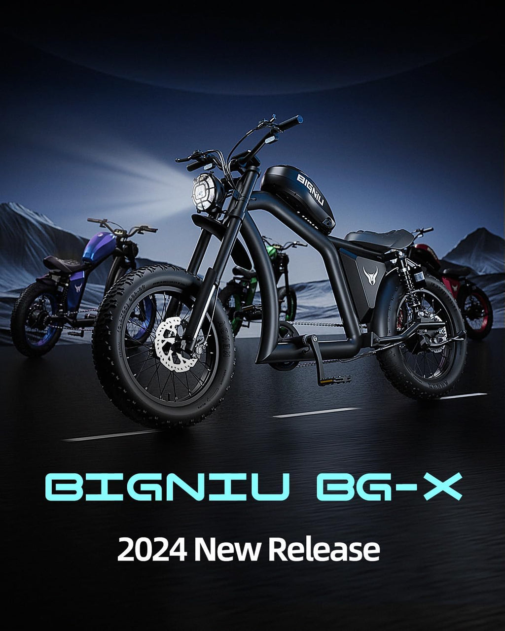 1500W High-Performance Electric Bike – 20" x 5" All-Terrain Fat Tire E-Bike with Dual Suspension