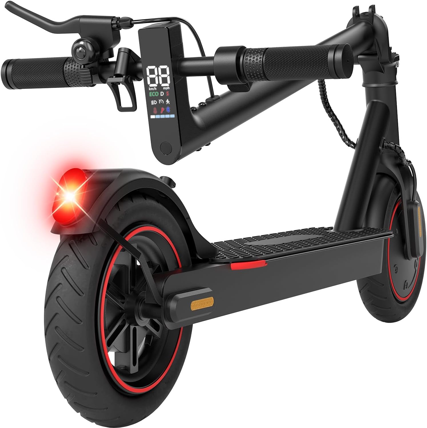Electric Scooter - Electric Scooter Adults, 1000W/500W Motor, 25/21/18 MPH, 10''/8.5'' Tires, 28/23/21 Miles, APP Control, Dual Brake, Long Range Electric Scooter for Gift