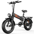 1200W Peak Foldable Electric Mini Bike – 14" Compact Commuter E-Bike with Dual Suspension