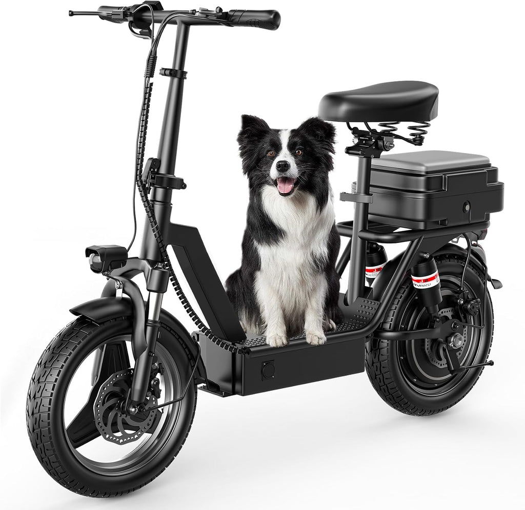 Electric Scooter for Adults, 1000W Peak Electric Scooter with Seat, 25Mph & 35 Miles Range