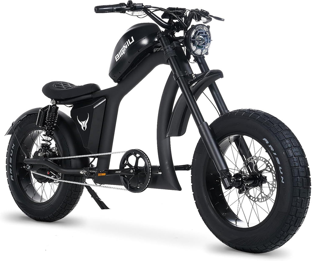 1500W High-Performance Electric Bike – 20" x 5" All-Terrain Fat Tire E-Bike with Dual Suspension
