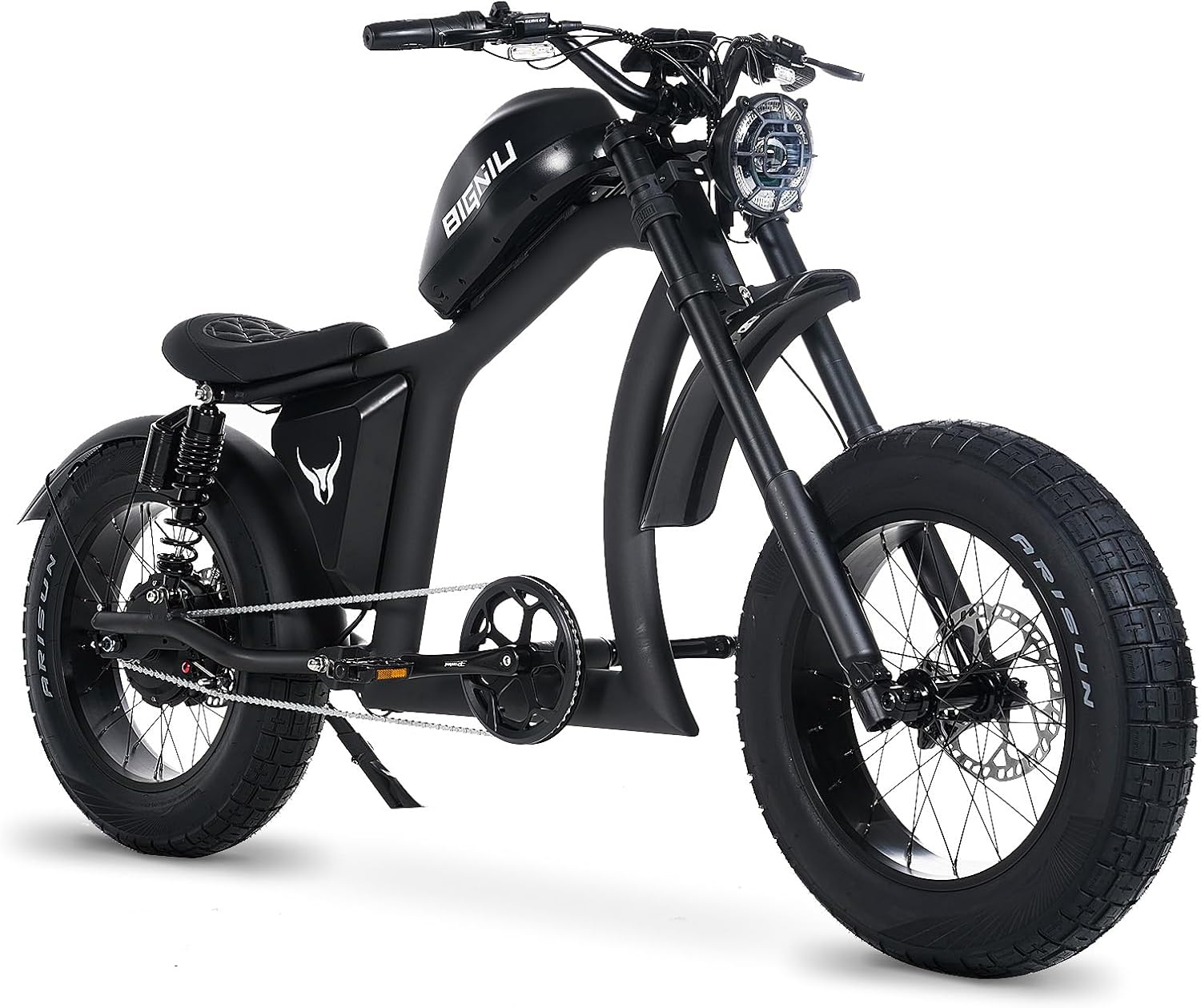 1500W High-Performance Electric Bike – 20" x 5" All-Terrain Fat Tire E-Bike with Dual Suspension
