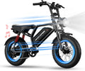 Electric Bike for Teens,16 * 4''Fat Tire,20–28 MPH, 65 Mile Range,48V 748.8Wh