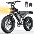Electric Bike for Adults, 2500W Peak Electric Dirt Bike, 36Mph & 65 Miles Range, 20" Fat Tire Off Road