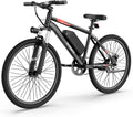 26" Commuter Electric Bike for Adults – 350W Brushless Motor, 48V 5.2Ah Removable Battery E-Bike
