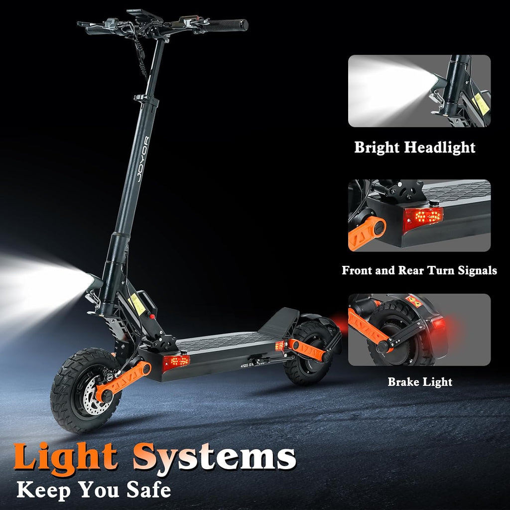 High-Performance Adult Off-Road Electric Scooter | Dual-Motor Foldable Kick Scooter