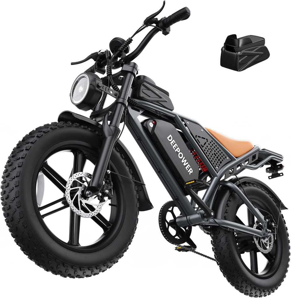 Electric Bike for Adults,2000W Peak Motor&28MPH Electric Dirt Bike，48V 20AH/35AH/60AH