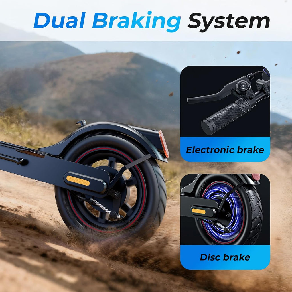 Electric Scooter - Electric Scooter Adults, 1000W/500W Motor, 25/21/18 MPH, 10''/8.5'' Tires, 28/23/21 Miles, APP Control, Dual Brake, Long Range Electric Scooter for Gift