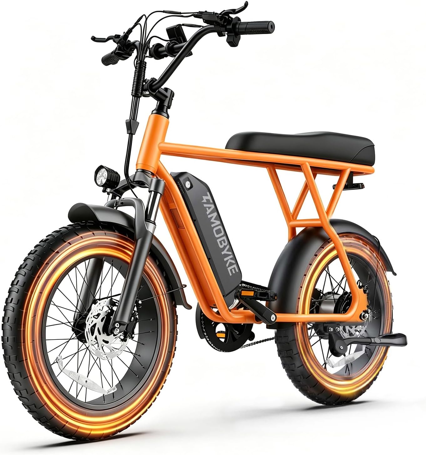 Electric Bike for Teens & Adults, 500W Motor Entry-Level Lightweight Ebike, 20 MPH, 20"x4" Fat Tire