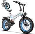 20" Foldable Fat Tire Electric Bike – 1500W Dual Suspension Commuter & Mountain E-Bike