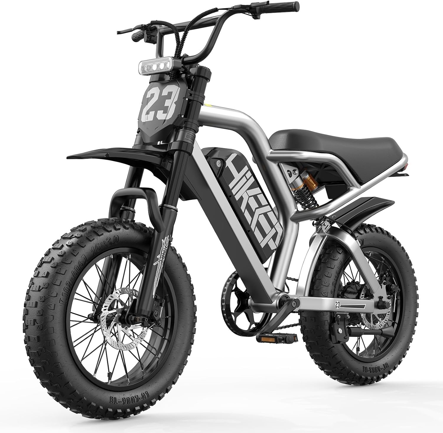 All-Terrain Electric Dirt Bike – 1500W Peak, 25MPH, 16" Fat Tire Off-Road Motorcycle