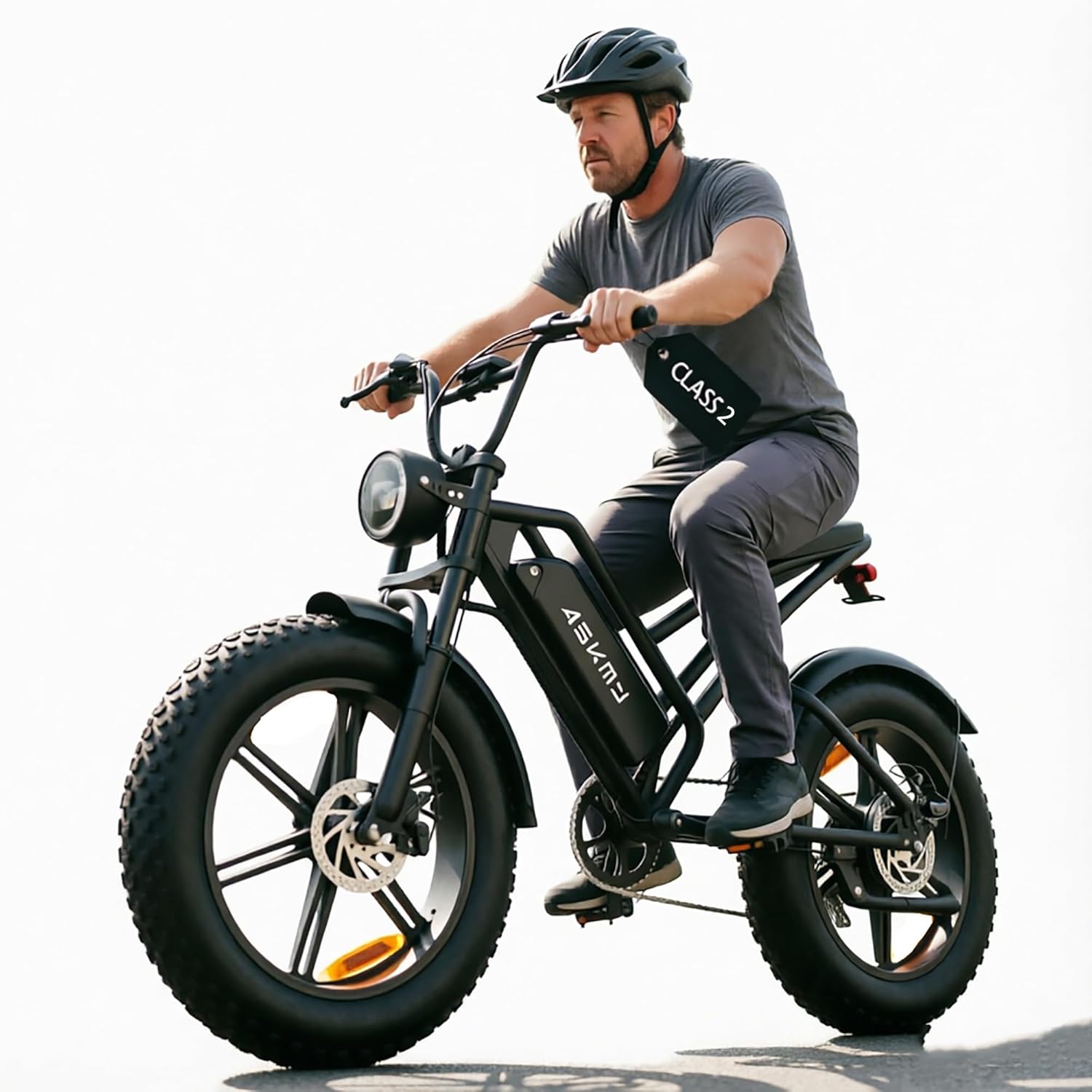 All-Terrain 20" Fat Tire Electric Bike – 750W Continuous / 1000W Max Motor, 48V 15Ah Removable Battery, 60-Mile Range Adult E-Bike (UL2849 Certified)