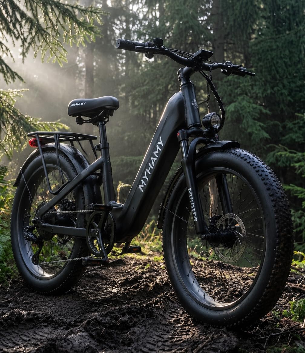 All-Terrain Fat Tire Electric Bike for Adults & Teens | 2000W High-Performance E-Bike | 48V Power, Full Suspension & 26" / 24" Off-Road Tires