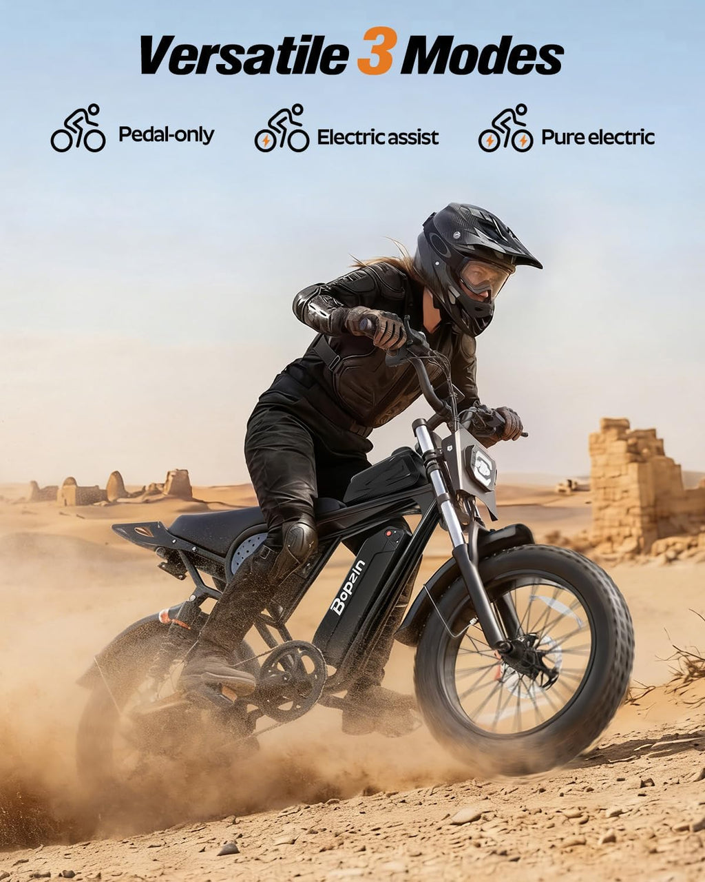 Electric Bike for Adult 1500W-2000W Peak Motor, 48V 20-25AH