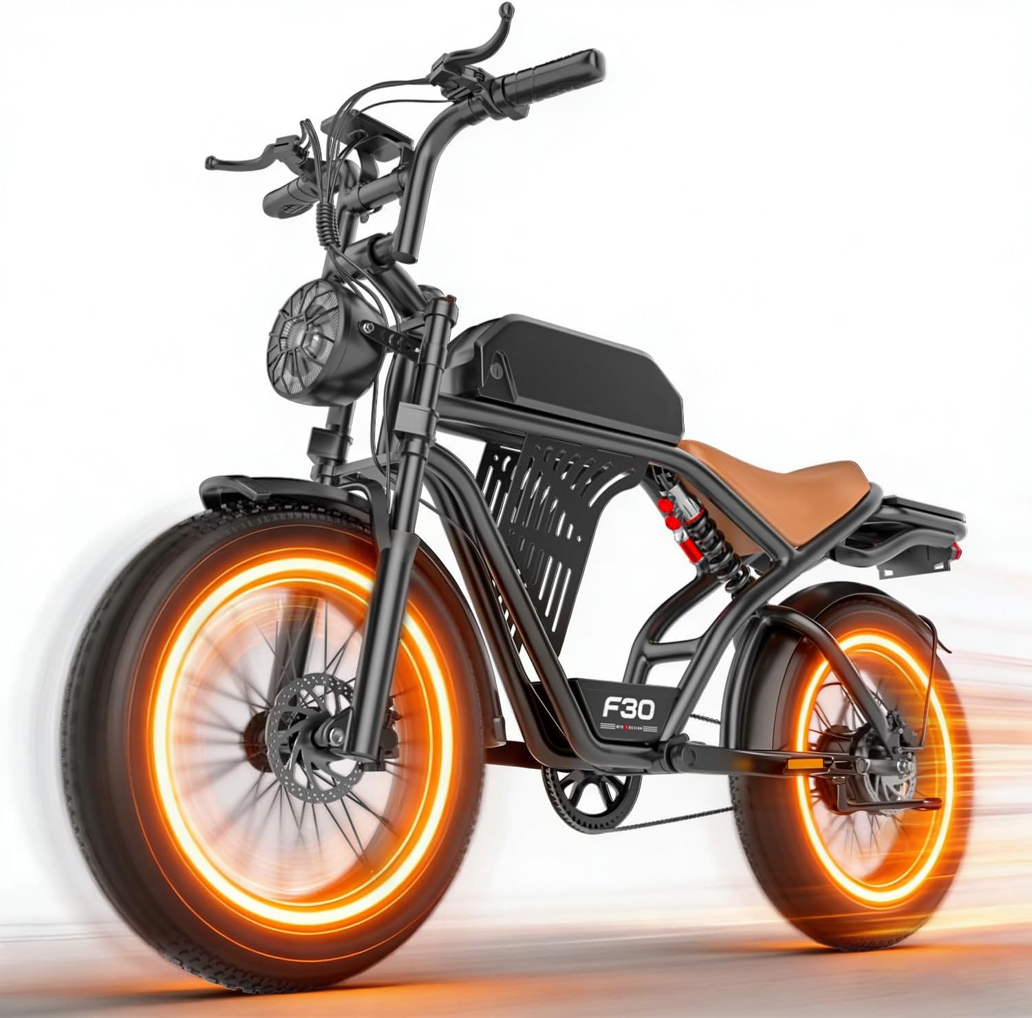 Electric Bike for Adults, 2500W Peak Motor, 32MPH & 100 Miles, 48V 20Ah