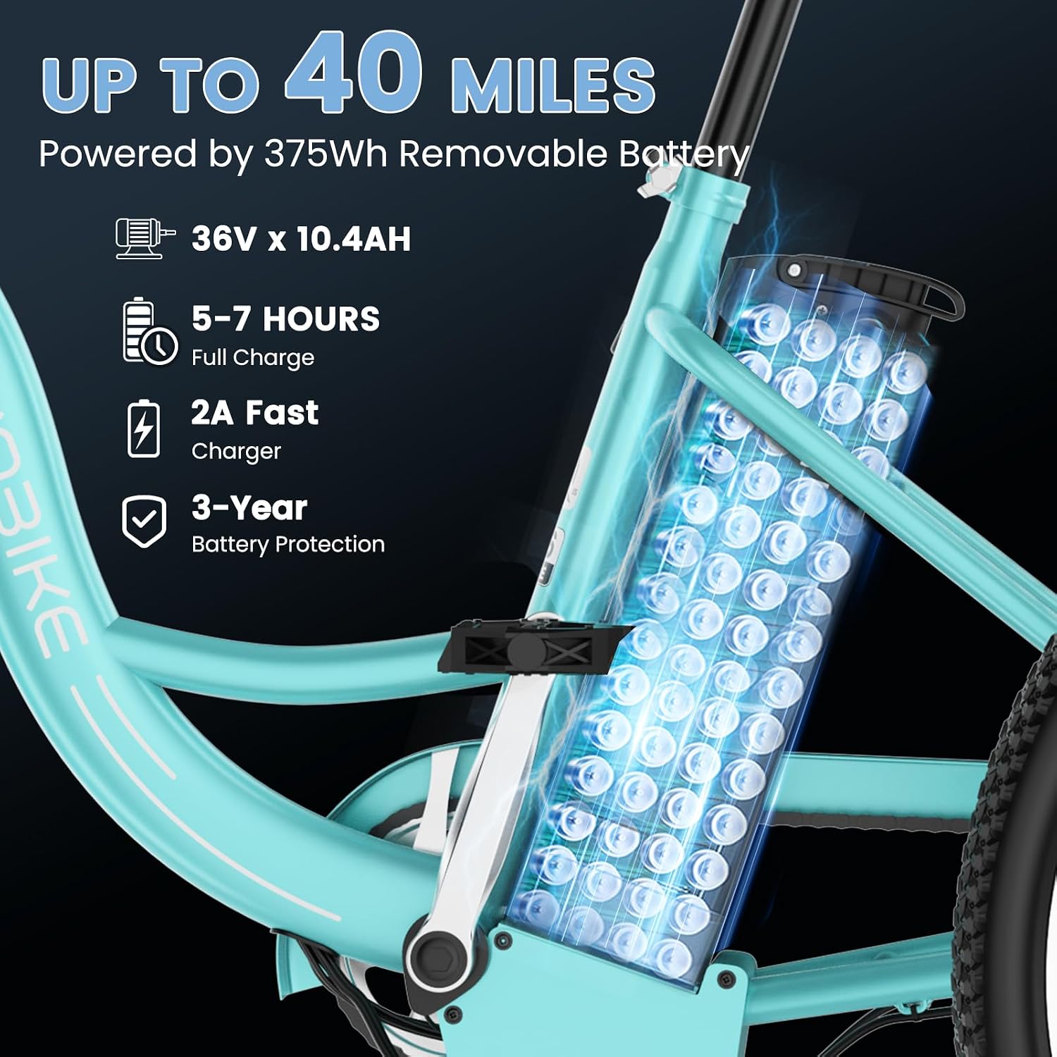 7-Speed Adult Electric Tricycle – 3-Wheel E-Trike with 700W Peak Front Drive Motor and Removable Battery
