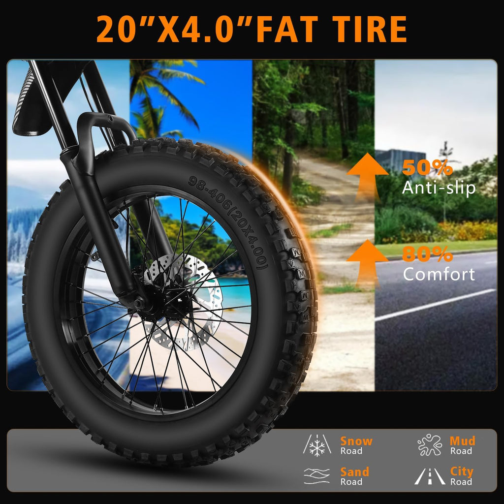 High-Performance Off-Road Electric Dirt Bike | 50MPH Peak Adult & Teen E-Bike