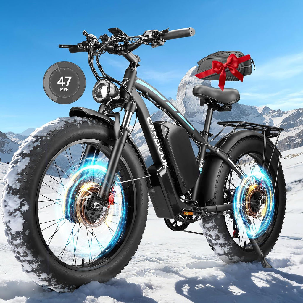 9000W Peak Dual-Motor Off-Road Fat Tire Electric Bike