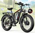 6000W Dual Motor Ebike for Adults, 60V 20Ah Fast Electric Bike 45mph,Up to 110 Miles,24" Fat Tire Full Suspension