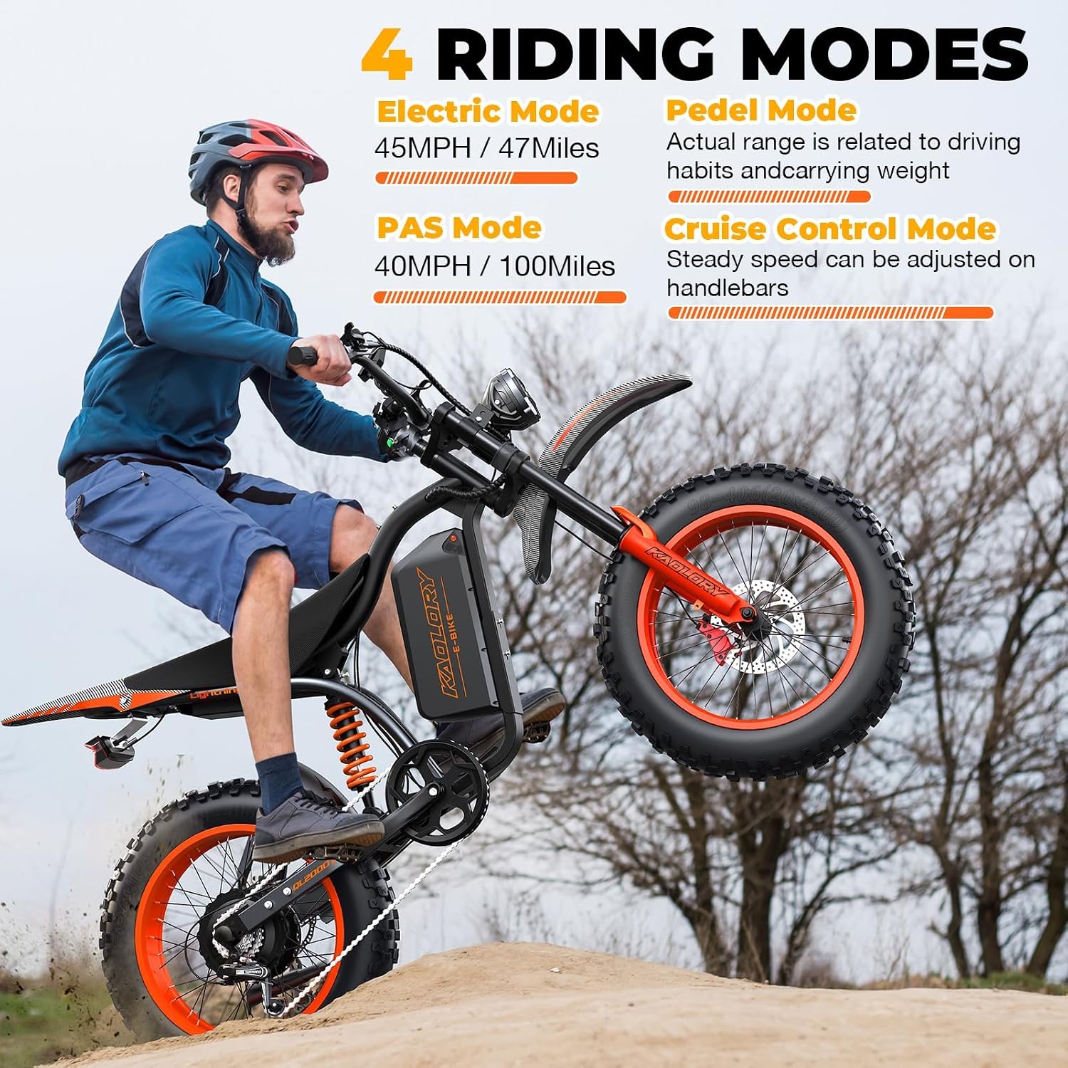 Electric Bike for Adults - 5000W Motor, 60V 36Ah