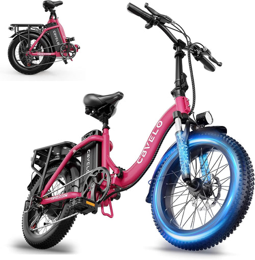 1000W Folding Fat Tire Electric Bike – 48V 20.8Ah Long-Range Commuter E-Bike with Front Suspension, 7-Speed & UL 2849 Safety Certification