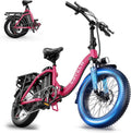 1000W Folding Fat Tire Electric Bike – 48V 20.8Ah Long-Range Commuter E-Bike with Front Suspension, 7-Speed & UL 2849 Safety Certification