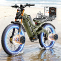 26" Dual-Motor Off-Road Electric Mountain Bike | 6000W Peak 52MPH Ultra Long Range E-Bike