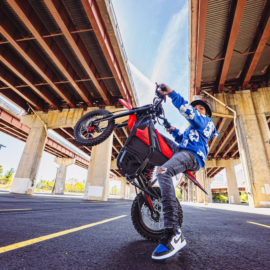Off-Road Electric Mini Dirt Bike for Teens & Adults – 2600W Peak High-Torque Motor, 1123.2Wh Removable Battery, Dual Hydraulic Brakes, Full Suspension E-Motorcycle