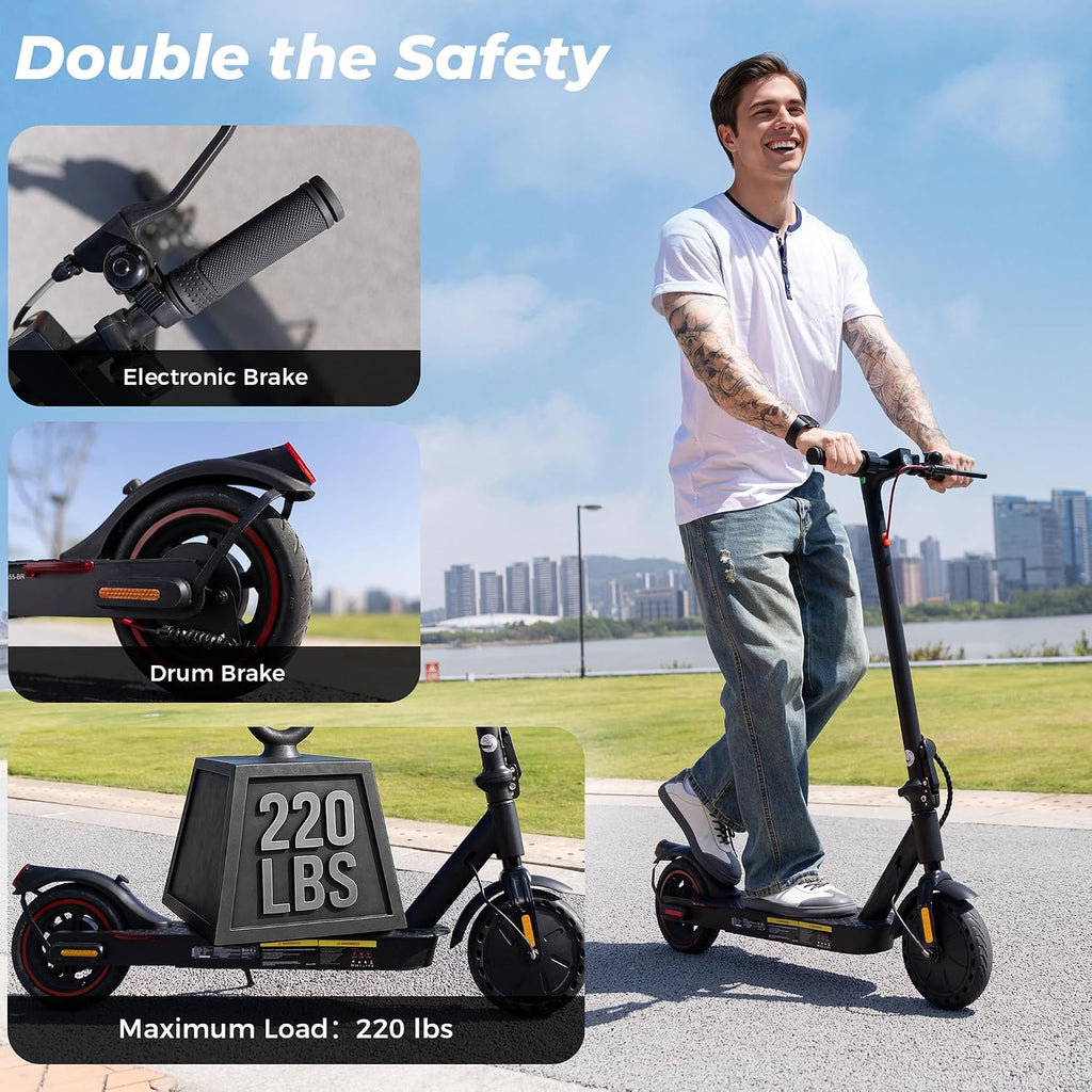 Electric Scooter Adults, 1500W/500W Motor, 8.5" Tire, 18/21/25 Max MPH, 21/28 Miles Range, APP Control, Cruise Control, Folding Commuting Escooter