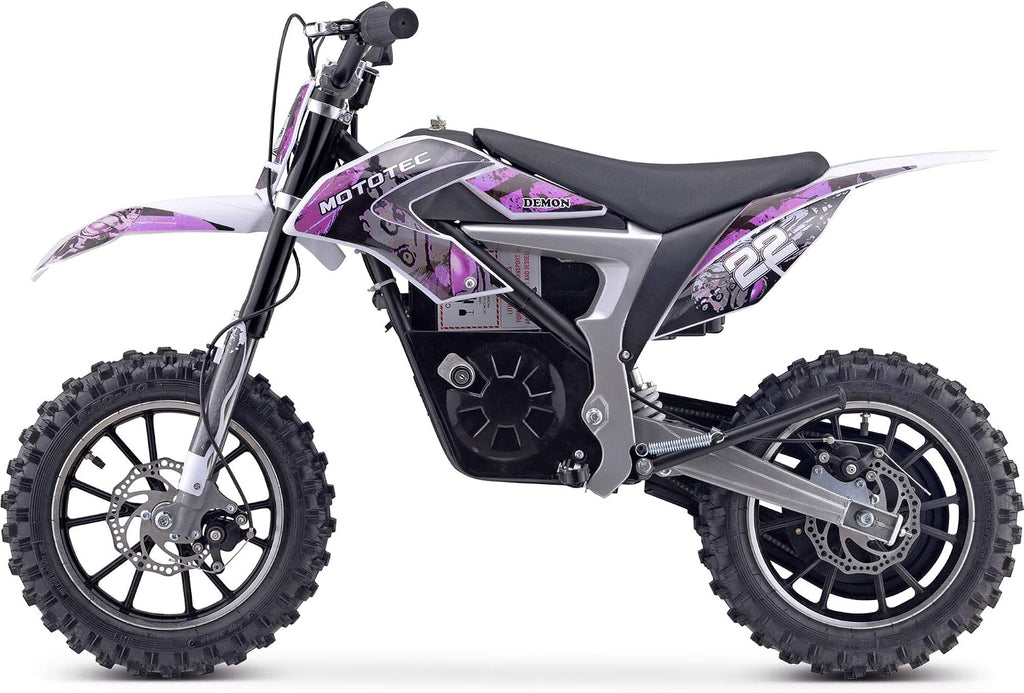 36V 500W Youth Electric Dirt Bike | Off-Road Trail Riding & Lithium Powered