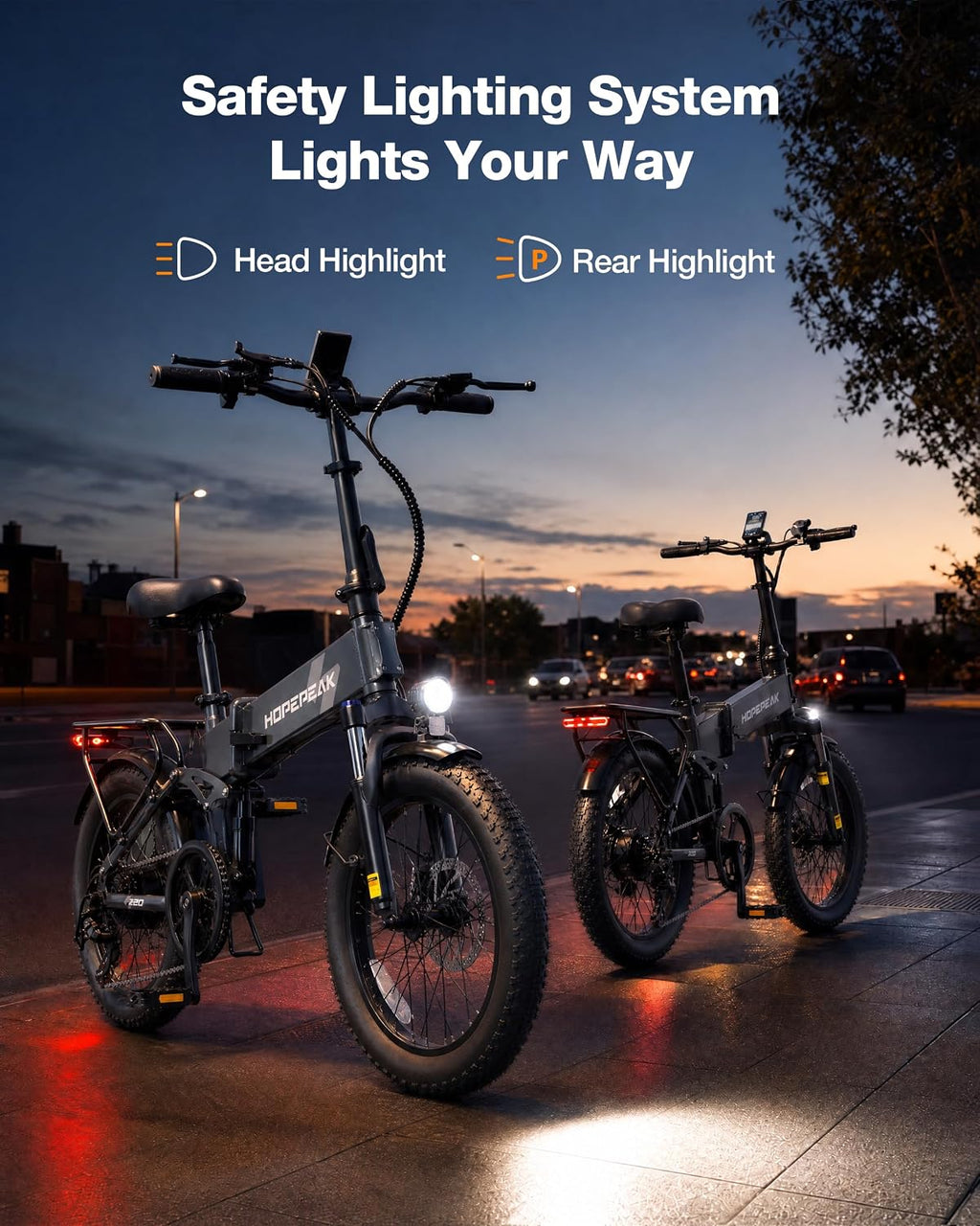 1200W Peak Foldable Fat Tire Electric Bike for Adults – 28 MPH Full-Suspension Commuter & Off-Road E-Bike
