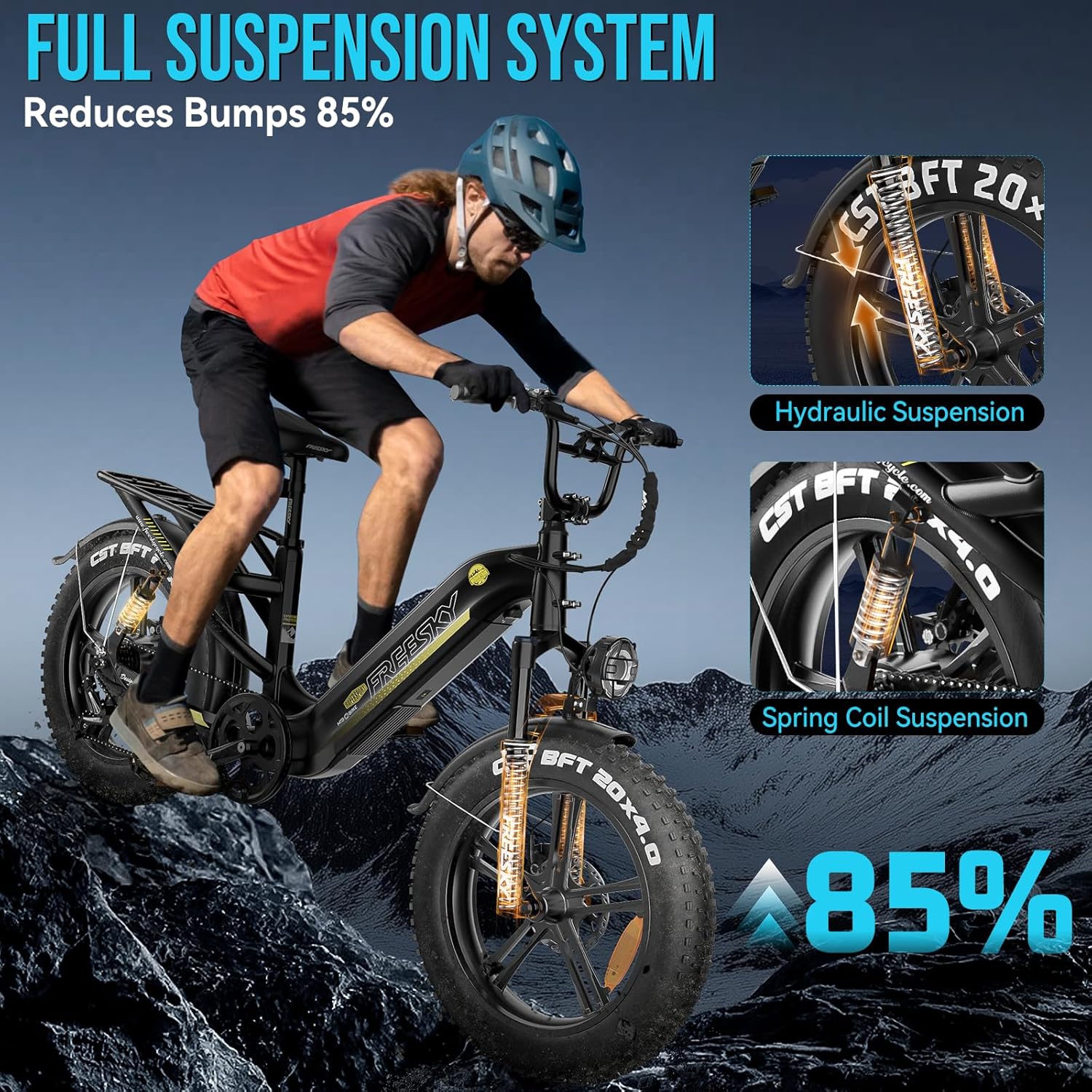High-Performance Long-Range Step-Thru Electric Cruiser Bike