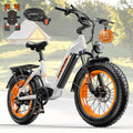 3000W Off-Road Electric Bike - 20" Fat Tire Adult E-Bike (52V 25Ah, Up to 105-Mile Range)