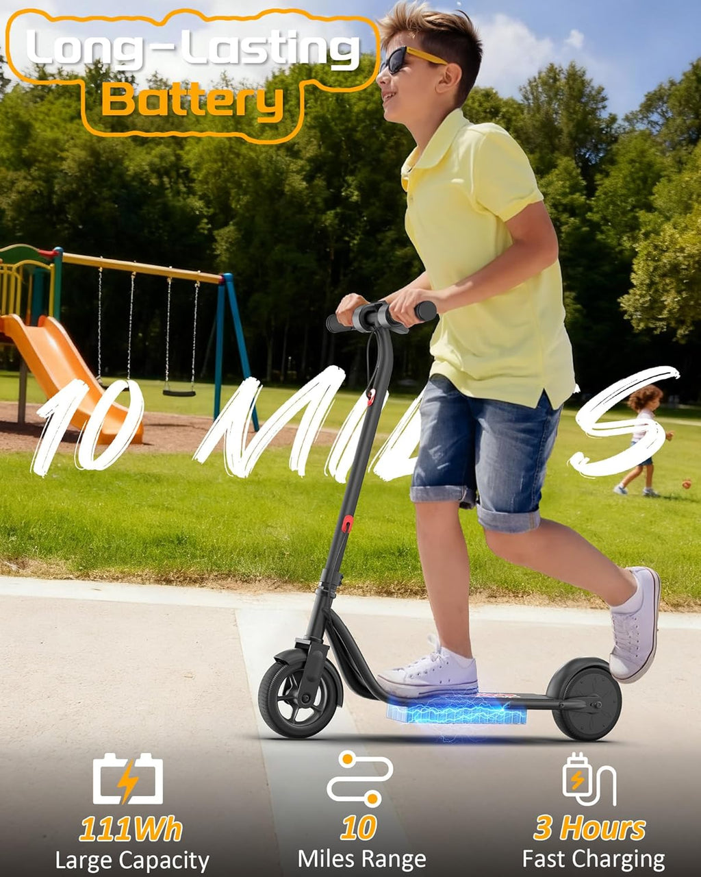 Electric Scooter Adults & Big Kids, Top Speed 9/16/19MPH, 10/12/16/19Miles Range, 6.5"/8.5" Tires Folding Escooter, APP Control
