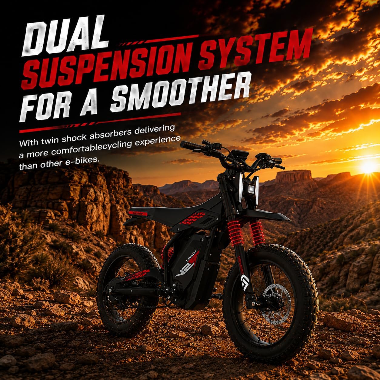 Electric Bike for Adults 2000/3000W Peak Motor 85/120 Miles Fat Tire Ebike with 48V 23AH/60V 27AH