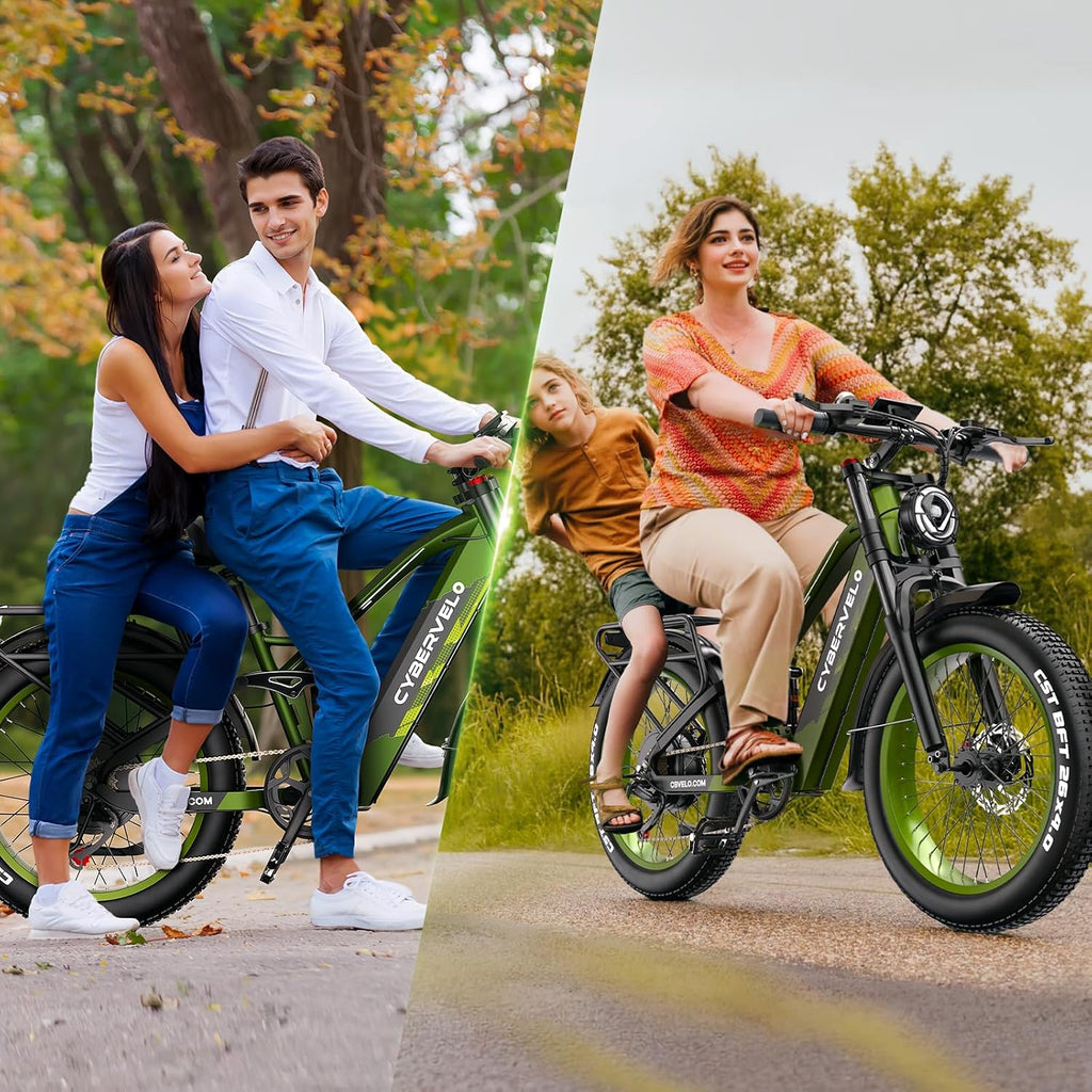 High-Performance All-Terrain Electric Bike for Adults – 3500W Peak Motor, Up to 50MPH, 26" x 4" Fat Tires, Dual Suspension Off-Road Mountain E-Bike