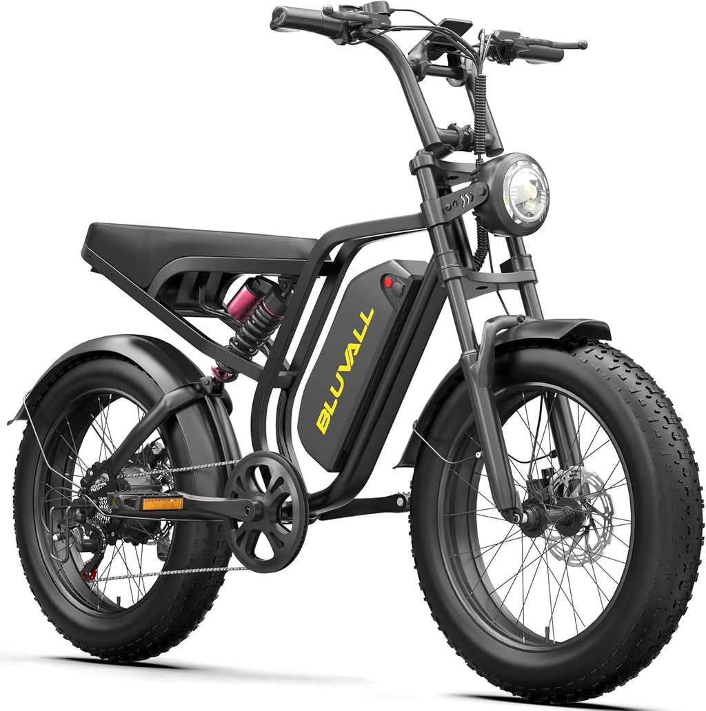 Peak 1000W All-Terrain Electric Bike | 48V 20Ah Full Suspension Fat Tire E-Bike